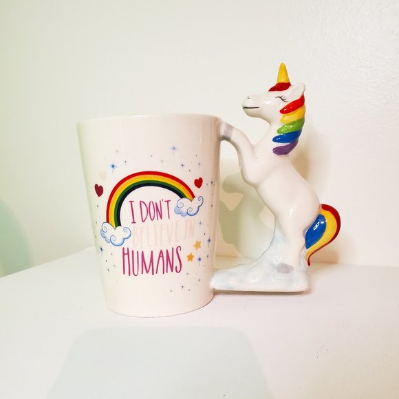 Unicorn Rainbow Novelty Coffee/Tea Mug - Picture 1 of 6